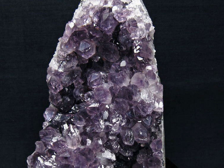 1.2Kg アメジスト クラスター ウルグアイ産 アメジスト 原石 amethyst 台座付属 花型 一点物 182-7124