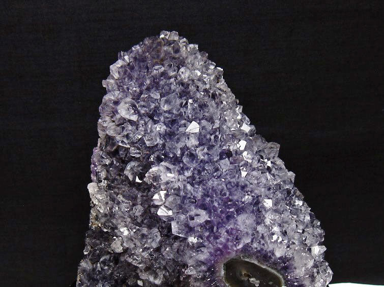 1.3Kg アメジスト クラスター ウルグアイ産 アメジスト 原石 amethyst 台座付属 花型 一点物 182-7125