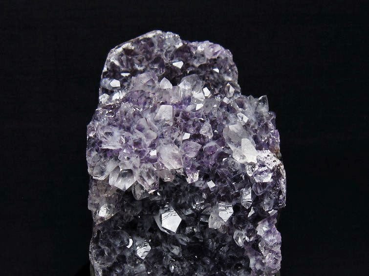 1.2Kg アメジスト クラスター ウルグアイ産 アメジスト 原石 amethyst 台座付属 花型 一点物 182-7127