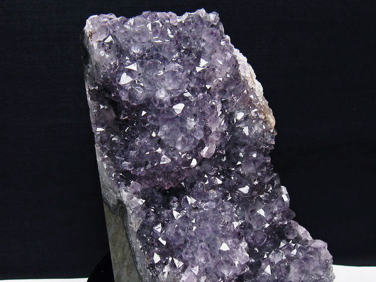 1.5Kg アメジスト クラスター ウルグアイ産 アメジスト 原石 amethyst 台座付属 花型 一点物 182-7128