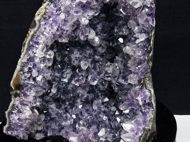 1Kg アメジスト クラスター ウルグアイ産 アメジスト 原石 amethyst 台座付属 花型 一点物 182-7130