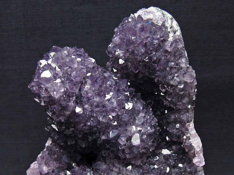アメジスト クラスター ウルグアイ産 アメジスト 原石 amethyst 台座付属 花型 一点物 182-7143