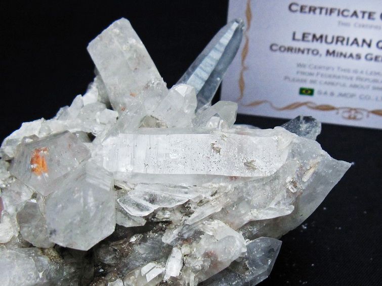 水晶クラスター 原石 ブラジル ミナスジェライス州 コリント産 一点物 レムリアンシード 182-7874