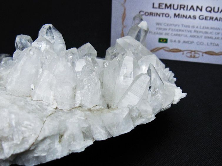 水晶クラスター 原石 ブラジル ミナスジェライス州 コリント産 一点物 レムリアンシード 182-7878