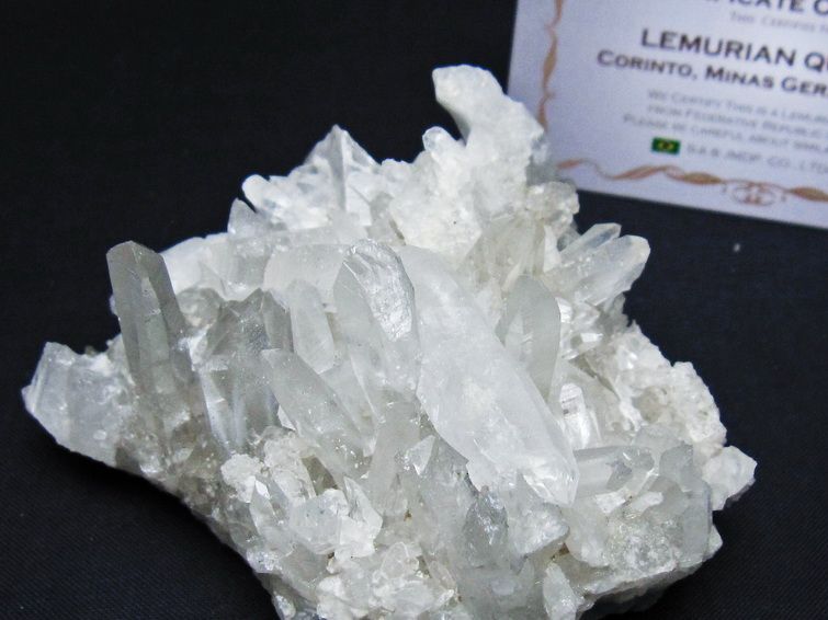 水晶クラスター 原石 ブラジル ミナスジェライス州 コリント産 一点物 レムリアンシード 182-7901
