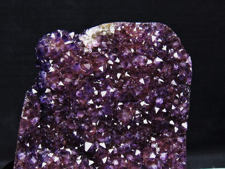 1.3Kg アメジスト クラスター ウルグアイ産 原石 amethyst 一点物 台座付属 182-7951