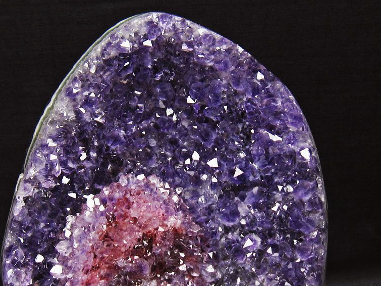 1.5Kg アメジスト クラスター ウルグアイ産 原石 amethyst 一点物 台座付属 182-7954