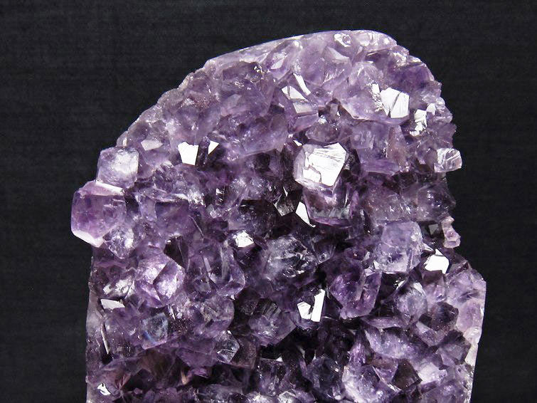 1.3Kg アメジスト クラスター ウルグアイ産 原石 amethyst 一点物 台座付属 182-7960