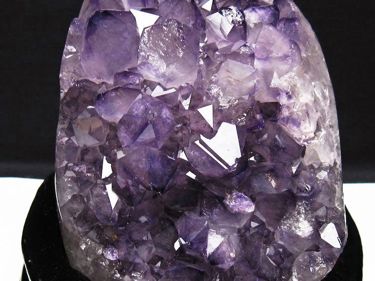 1.6Kg アメジスト クラスター ウルグアイ産 原石 amethyst 一点物 台座付属 182-7961