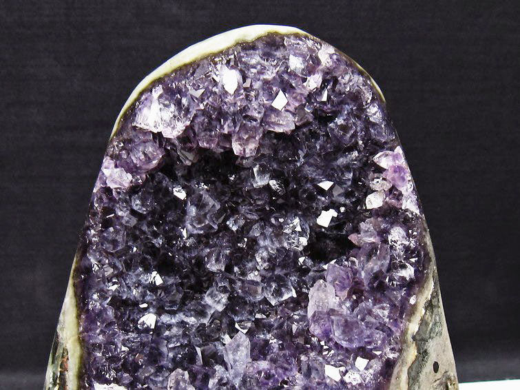 1.1Kg アメジスト クラスター ウルグアイ産 原石 amethyst 一点物 台座付属 182-7962