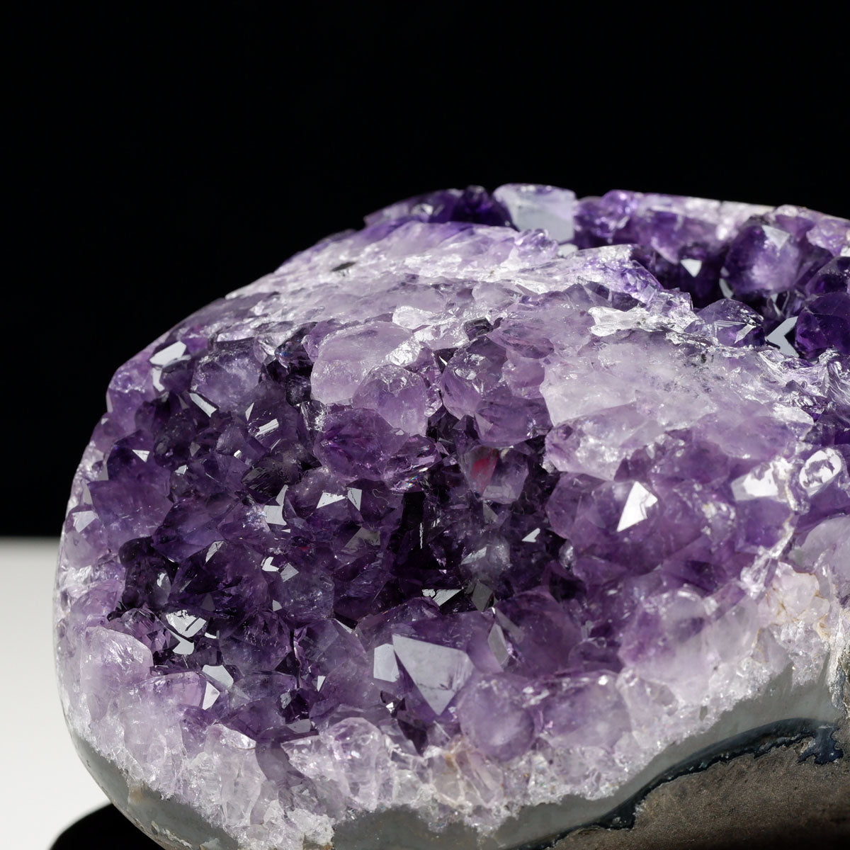 アメジスト クラスター ウルグアイ産 原石 amethyst 一点物 台座付属 182-7977