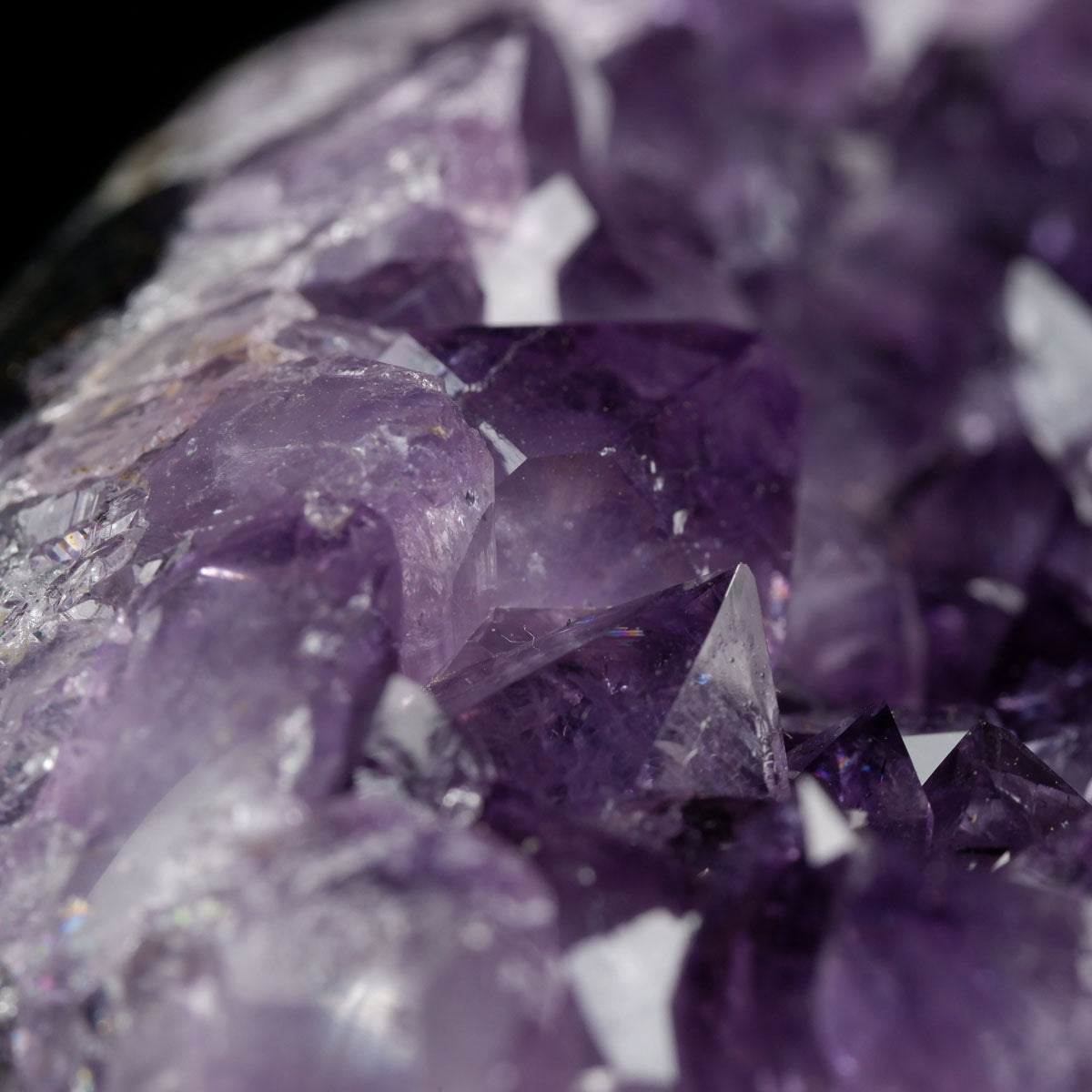 アメジスト クラスター ウルグアイ産 原石 amethyst 一点物 台座付属 182-7977