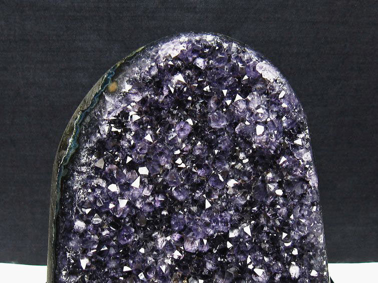 1.2Kg アメジスト クラスター ウルグアイ産 原石 amethyst 一点物 台座付属 182-7997