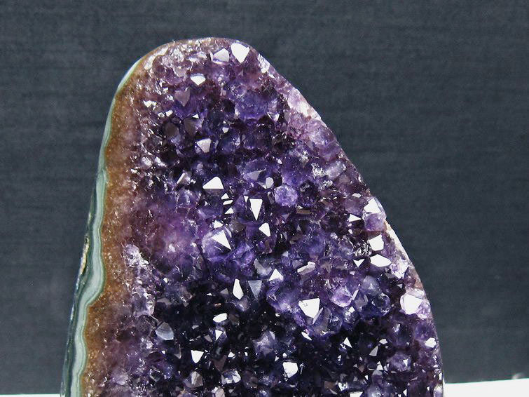 アメジスト クラスター ウルグアイ産 原石 amethyst 一点物 台座付属 182-8000