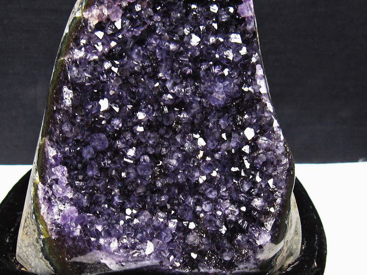 アメジスト クラスター ウルグアイ産 原石 amethyst 一点物 台座付属 182-8001