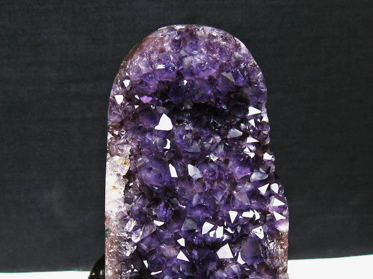 アメジスト クラスター ウルグアイ産 原石 amethyst 一点物 台座付属 182-8005