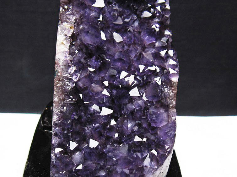 アメジスト クラスター ウルグアイ産 原石 amethyst 一点物 台座付属 182-8005