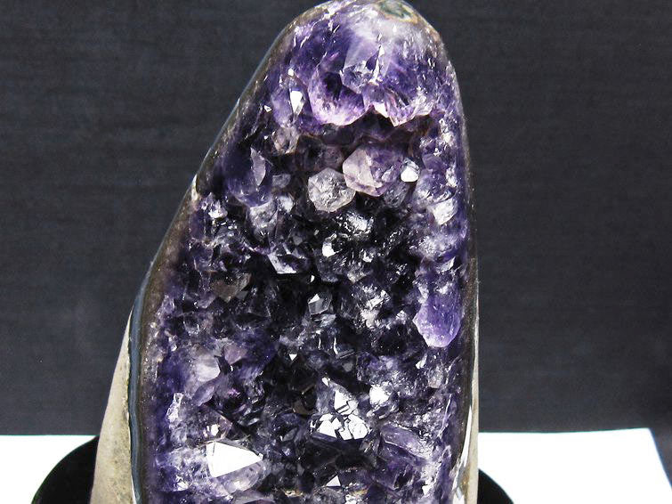 アメジスト クラスター ウルグアイ産 原石 amethyst 一点物 台座付属 182-8006