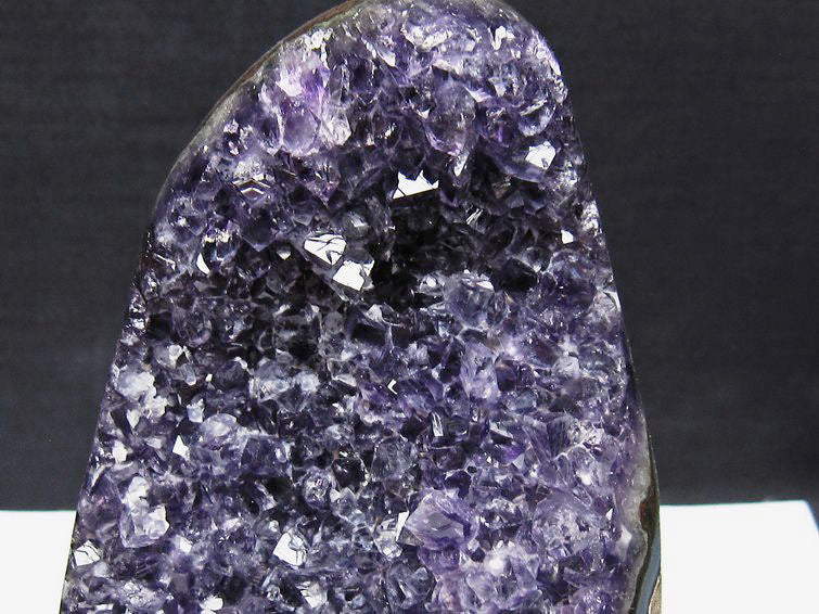アメジスト クラスター ウルグアイ産 原石 amethyst 一点物 台座付属 182-8007