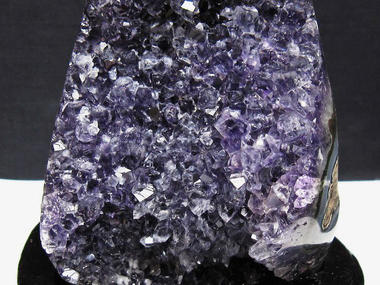 アメジスト クラスター ウルグアイ産 原石 amethyst 一点物 台座付属 182-8007