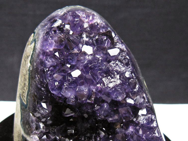 アメジスト クラスター ウルグアイ産 原石 amethyst 一点物 台座付属 182-8016
