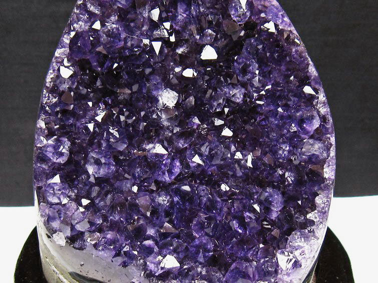 アメジスト クラスター ウルグアイ産 原石 amethyst 一点物 台座付属 182-8026