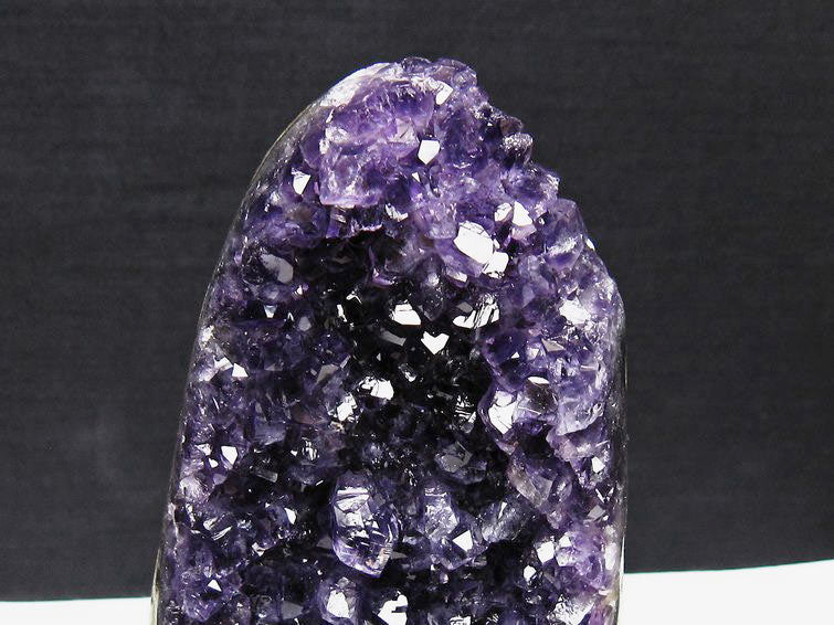 アメジスト クラスター ウルグアイ産 原石 amethyst 一点物 台座付属 182-8027