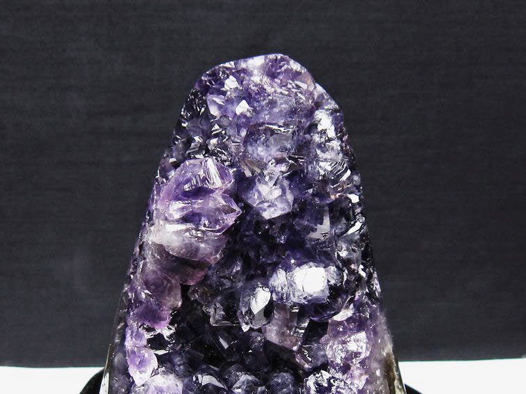 アメジスト クラスター ウルグアイ産 原石 amethyst 一点物 台座付属 182-8032