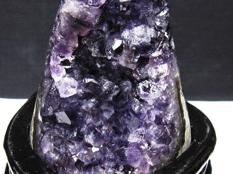 アメジスト クラスター ウルグアイ産 原石 amethyst 一点物 台座付属 182-8032