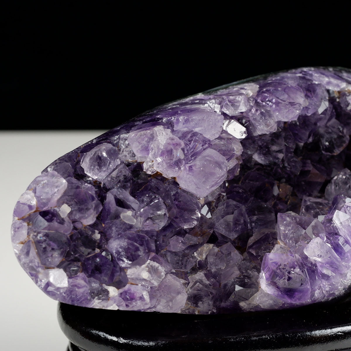 アメジスト クラスター ウルグアイ産 原石 amethyst 一点物 台座付属 182-8035