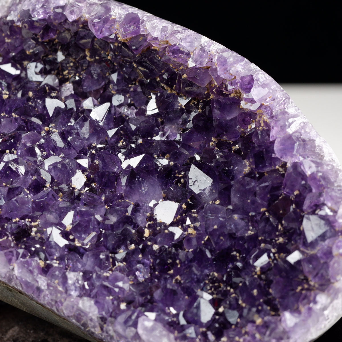 アメジスト クラスター ウルグアイ産 原石 amethyst 一点物 台座付属 182-8036