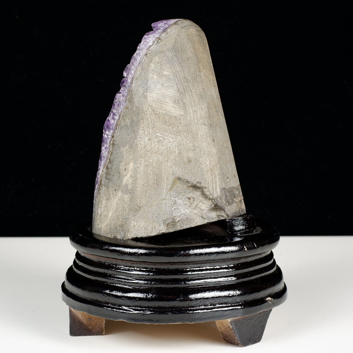 アメジスト クラスター ウルグアイ産 原石 amethyst 一点物 台座付属 182-8036
