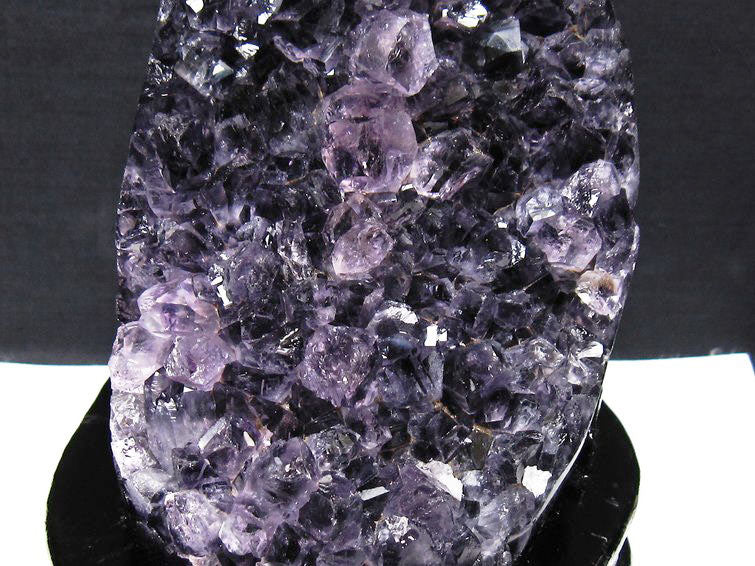 1.2Kg アメジスト クラスター ウルグアイ産 原石 amethyst 一点物 台座付属 182-8040