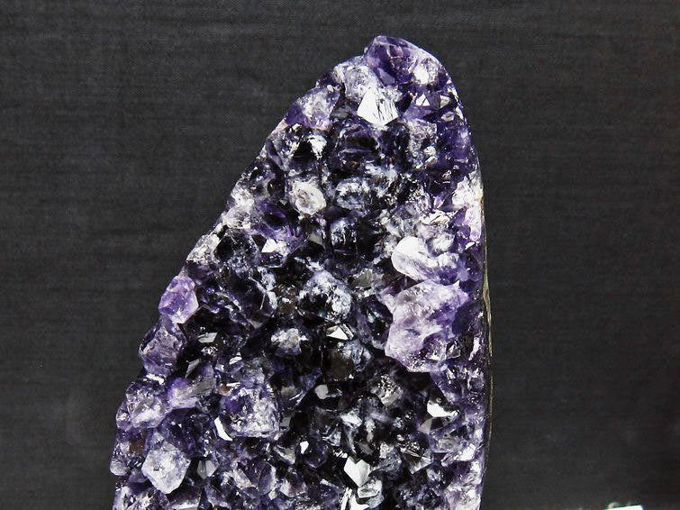 アメジスト クラスター ウルグアイ産 原石 amethyst 一点物 台座付属 182-8041