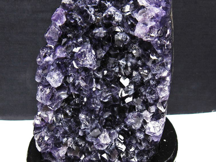 アメジスト クラスター ウルグアイ産 原石 amethyst 一点物 台座付属 182-8041