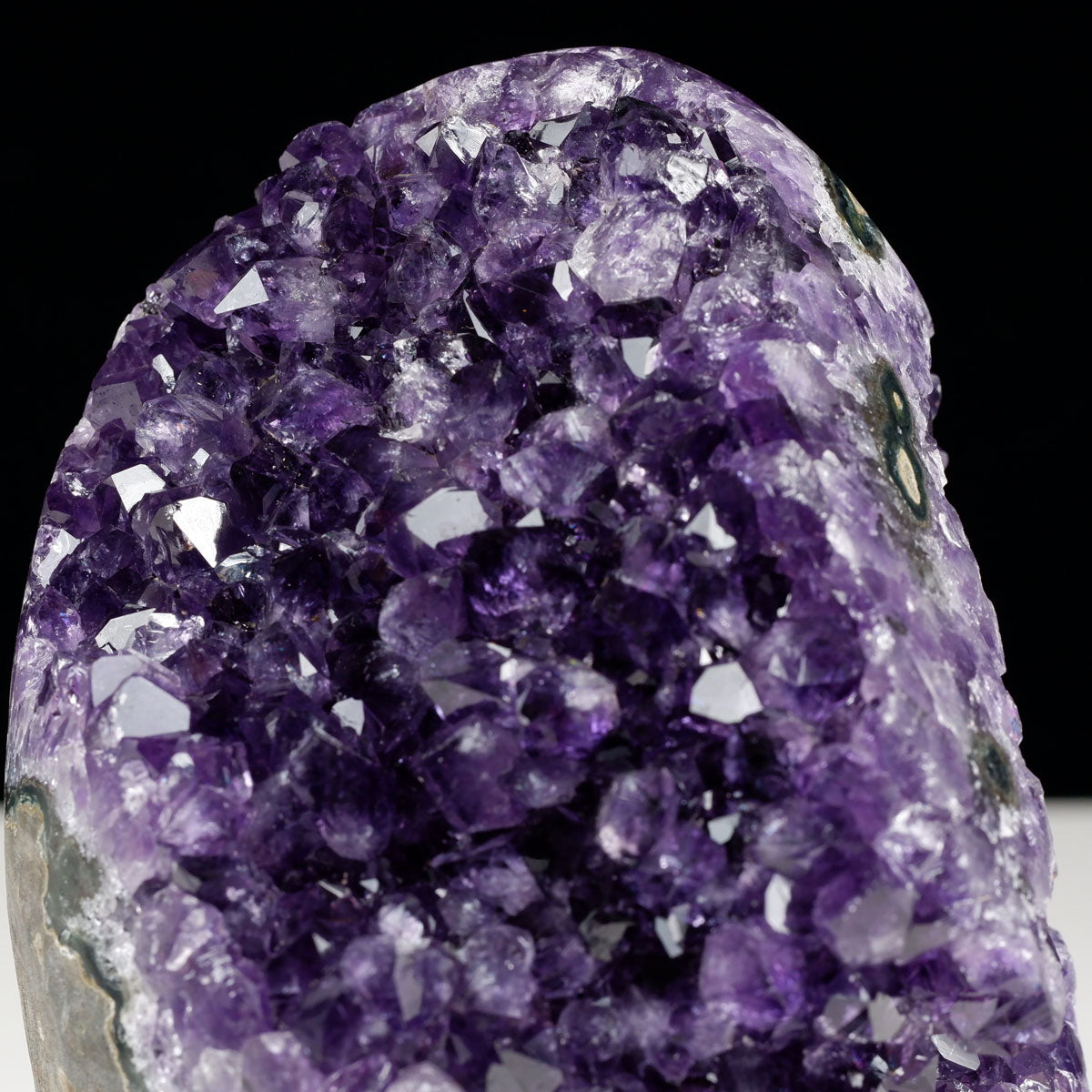 1.4Kg アメジスト クラスター ウルグアイ産 原石 amethyst 一点物 台座付属 182-8045