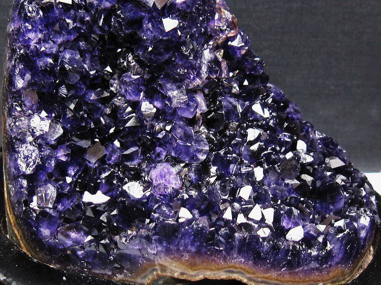 アメジスト クラスター ウルグアイ産 原石 amethyst 一点物 台座付属 182-8050