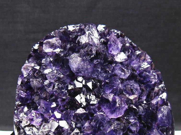 アメジスト クラスター ウルグアイ産 原石 amethyst 一点物 台座付属 182-8053