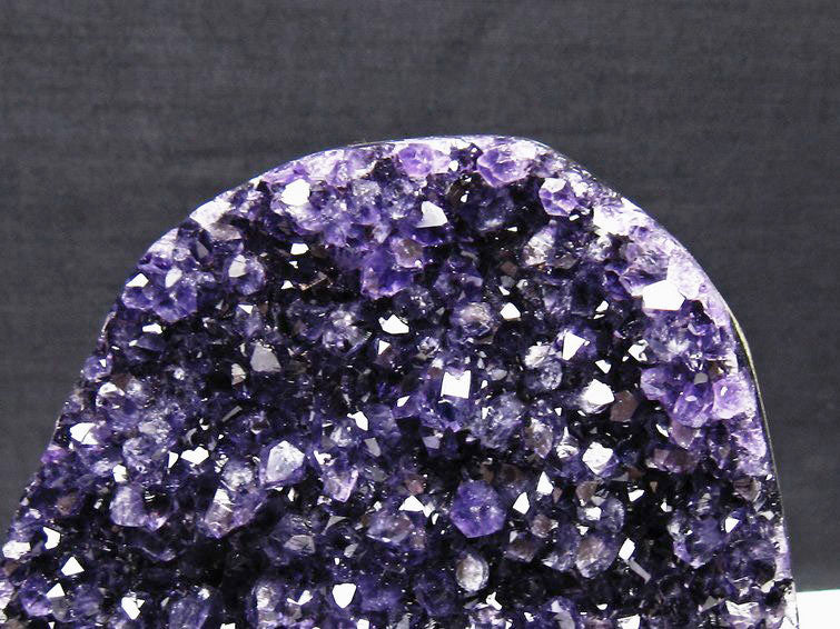 アメジスト クラスター ウルグアイ産 原石 amethyst 一点物 台座付属 182-8054