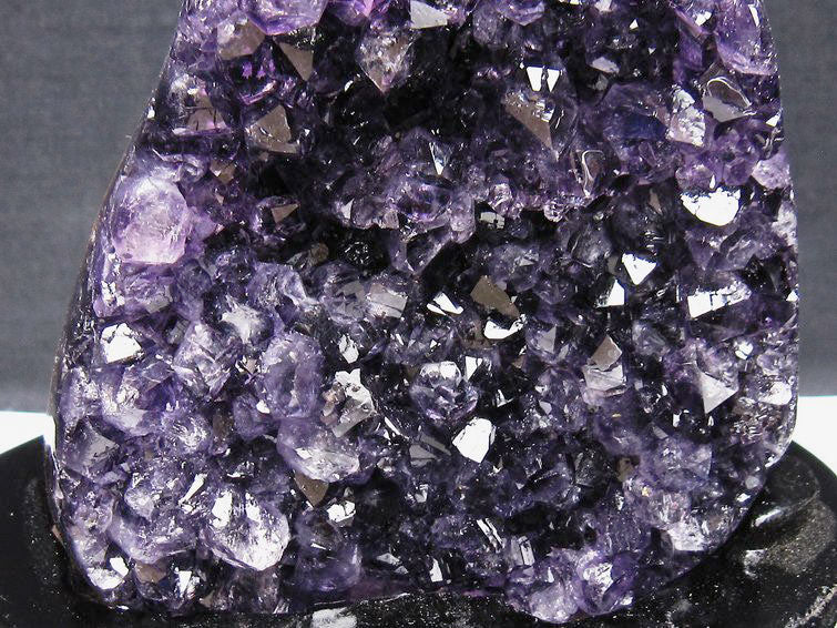 アメジスト クラスター ウルグアイ産 原石 amethyst 一点物 台座付属 182-8055
