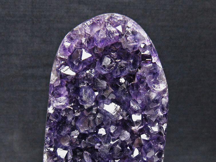 アメジスト クラスター ウルグアイ産 原石 amethyst 一点物 台座付属 182-8070