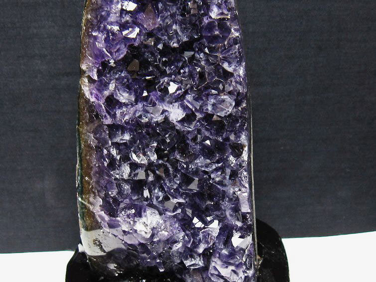 アメジスト クラスター ウルグアイ産 原石 amethyst 一点物 台座付属 182-8072