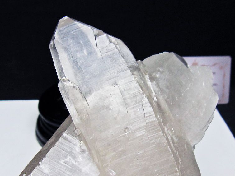 水晶クラスター 原石 クォーツインクォーツ 台座付属 ブラジル ミナスジェライス州 コリント産 一点物 レムリアンシード 182-8073