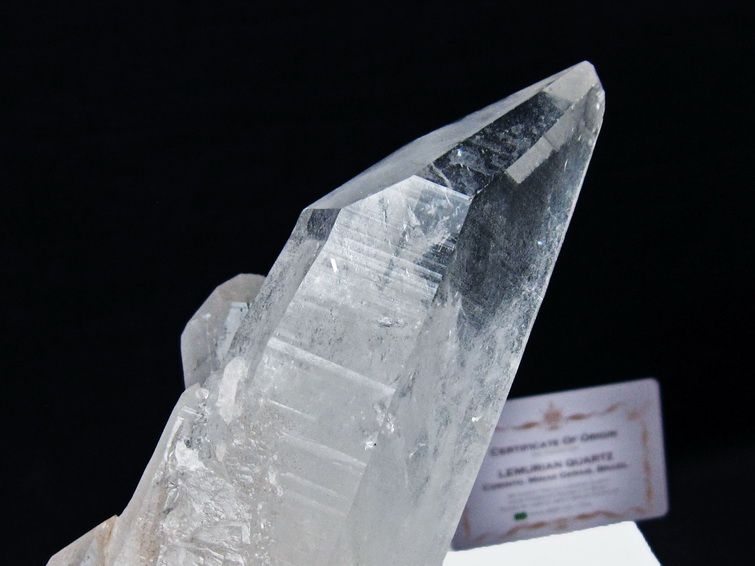 水晶クラスター 原石 ブラジル ミナスジェライス州 コリント産 一点物 台座付属 レムリアンシード 182-8080