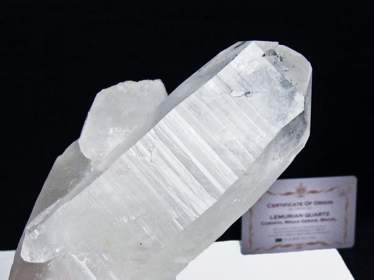 水晶クラスター 原石 ブラジル ミナスジェライス州 コリント産 一点物 台座付属 レムリアンシード 182-8082