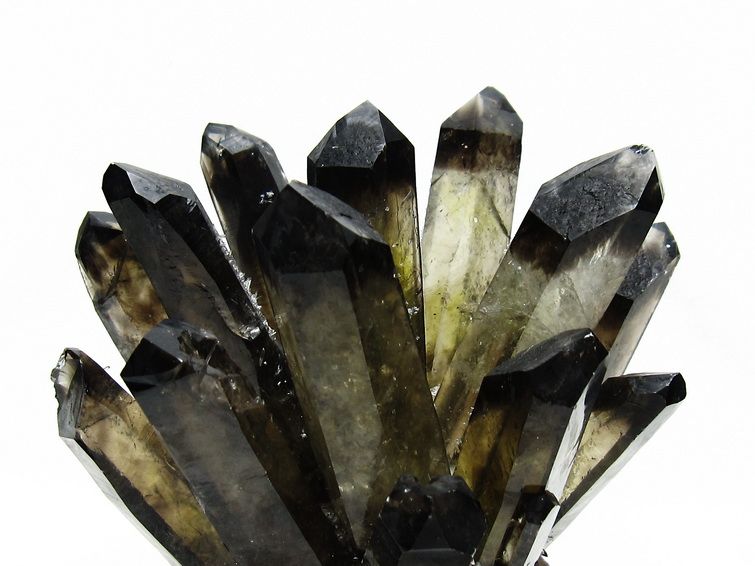 モリオン クラスター 黒水晶 原石 台座付属 一点物 182-8436 【sold out】