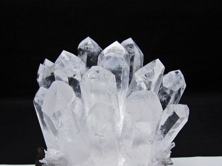 水晶 クラスター 水晶 原石 台座付属 一点物 182-8597