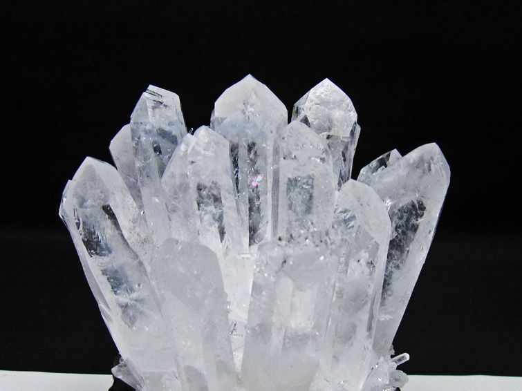 水晶 クラスター 水晶 原石 台座付属 一点物 182-8599