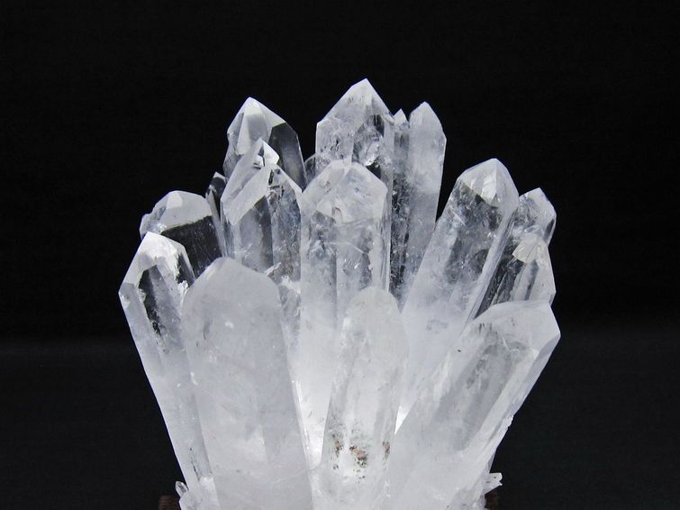 水晶 クラスター 水晶 原石 台座付属 一点物 182-8651