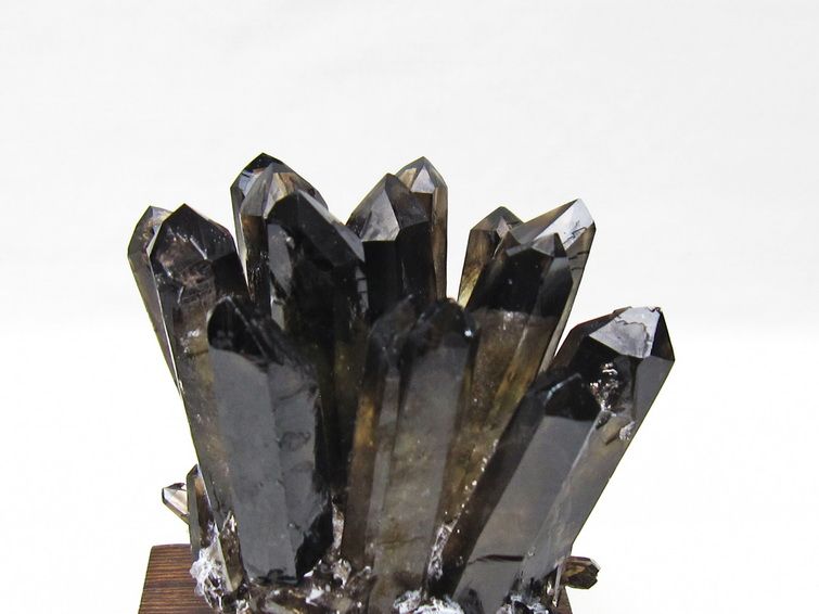 モリオン クラスター 黒水晶 原石 台座付属 一点物 182-8670